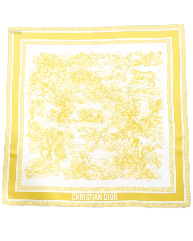 Dior Diorviera Toile De Jouy Soleil Scarf