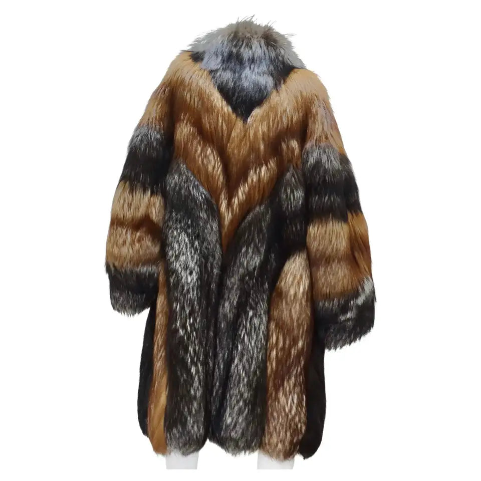 Christian Dior 1970s Fox Fur Coat