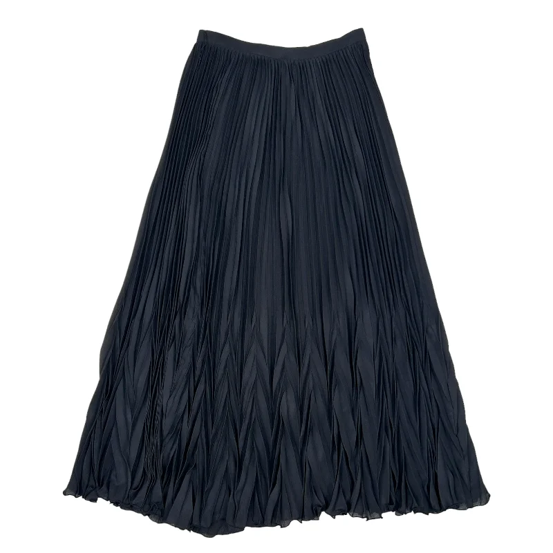 DIOR BLACK PLEATED MAXI SKIRT