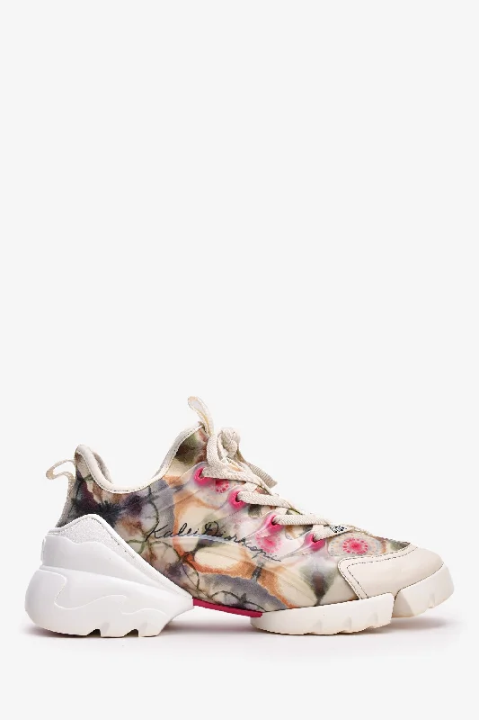 Christian Dior Multicoloured D-Connect Sneakers Size 38