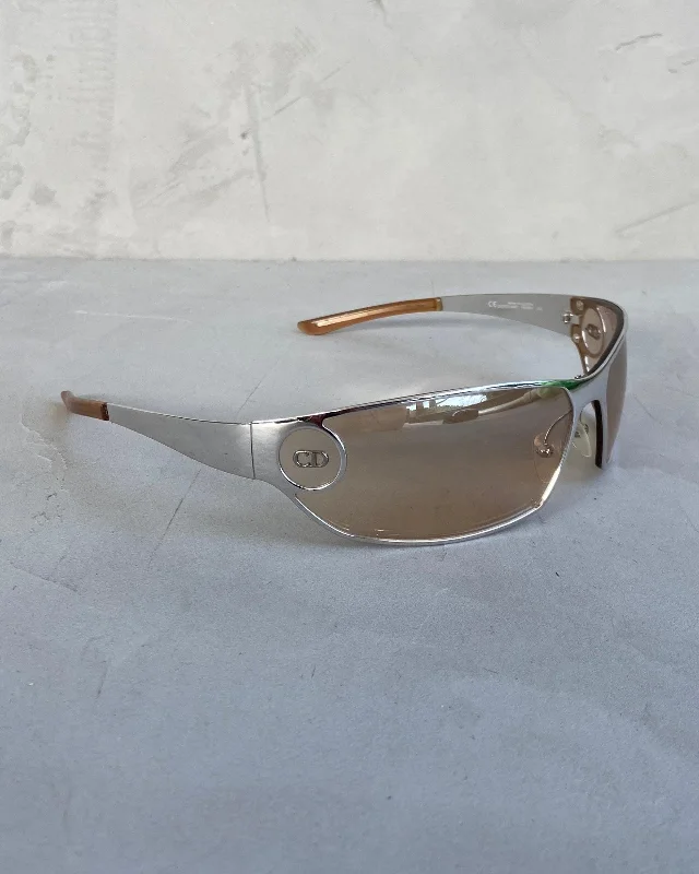 DIOR 'CD' WRAP AROUND SUNGLASSES