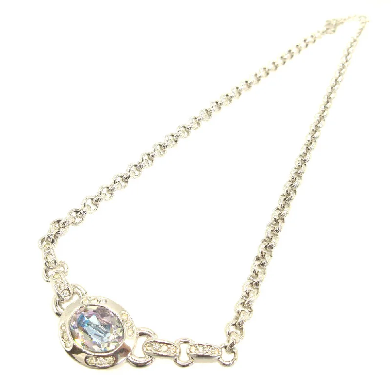 Christian Dior Necklace metal Silver