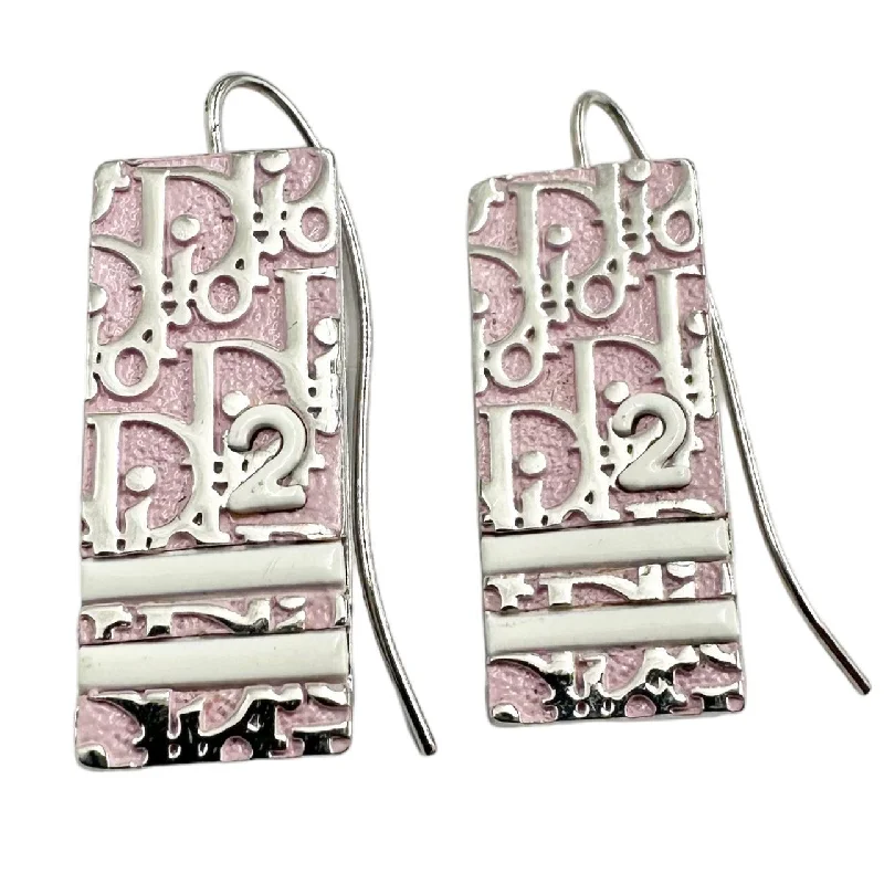 Vintage Dior Monogram Pendant Earrings