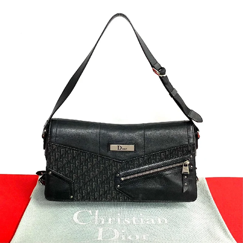 Dior Shoulder Bag leather black Street chic