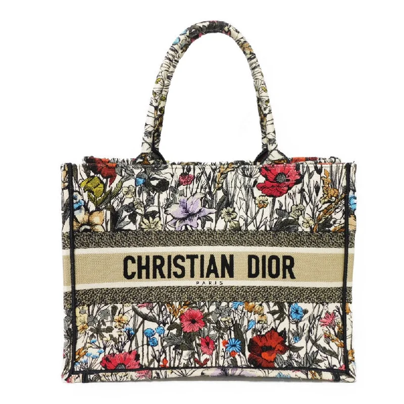 Dior Tote Bag cotton multicolor logo book tote medium