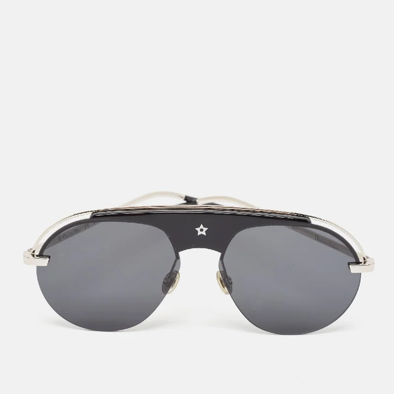 Dior Black/silver Diorevolution Aviator Sunglasses