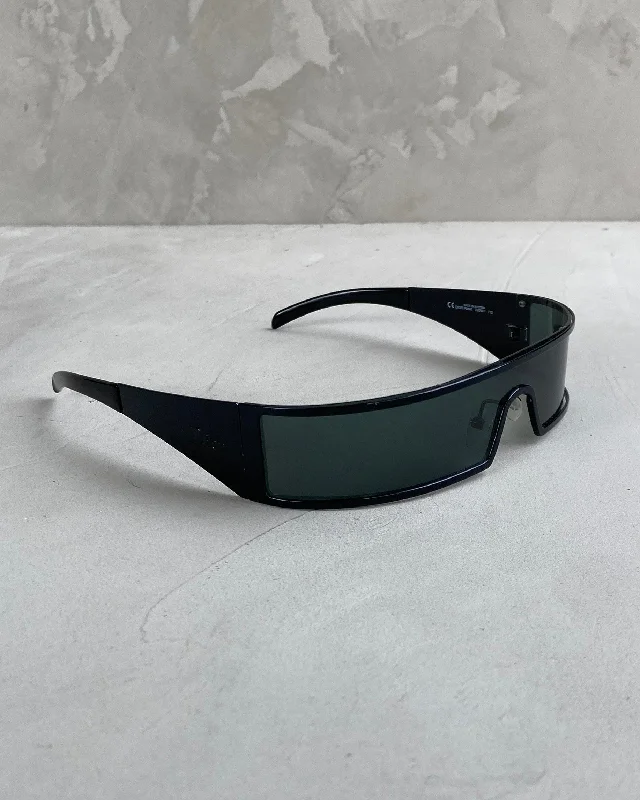 SS03 DIOR PUNK BLACK CHROME SUNGLASSES