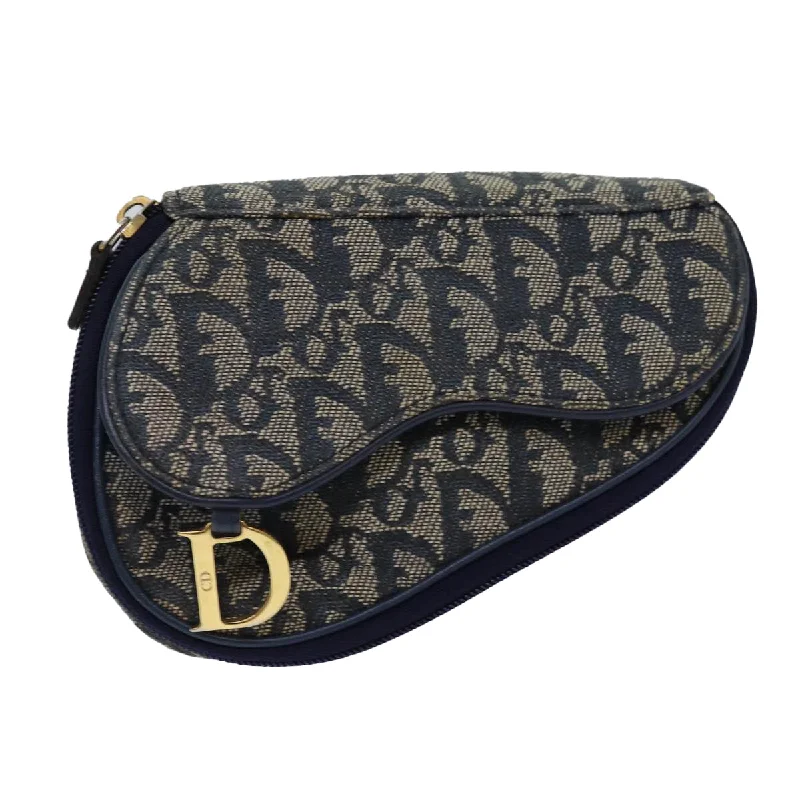 Dior Saddle  Canvas Clutch Bag (Pre-Owned)