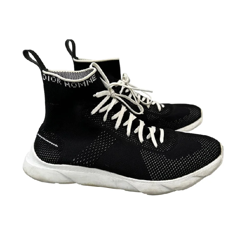 DIOR HOMME BLACK KNIT B21 SOCK SNEAKERS