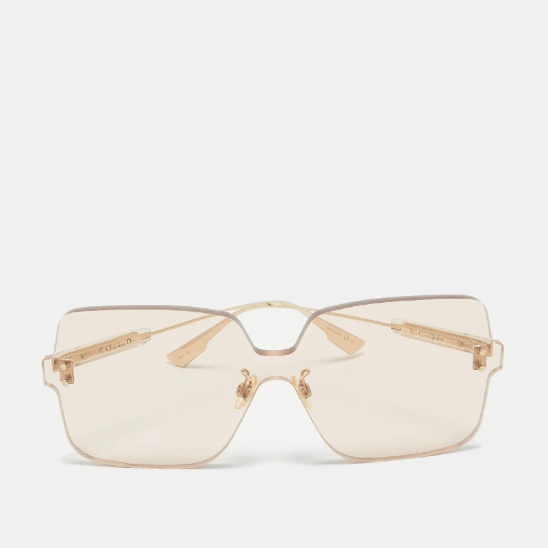 Dior Light Peach/gold Colorquake1 Oversized Sunglasses