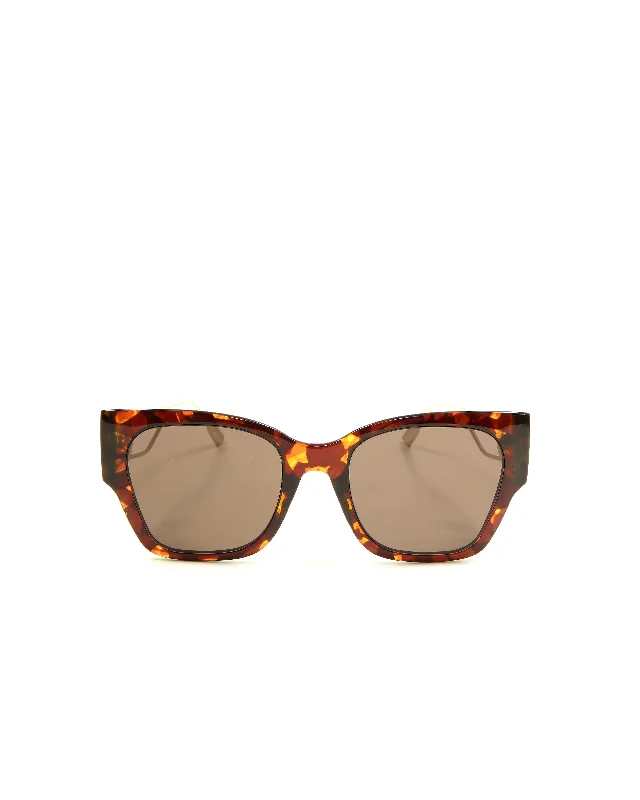 Dior Brown Tortoise 30 Montaigne Sunglasses