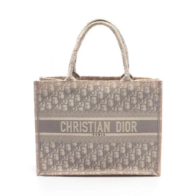 Christian Dior Book Tote Medium Oblique Canvas Bag