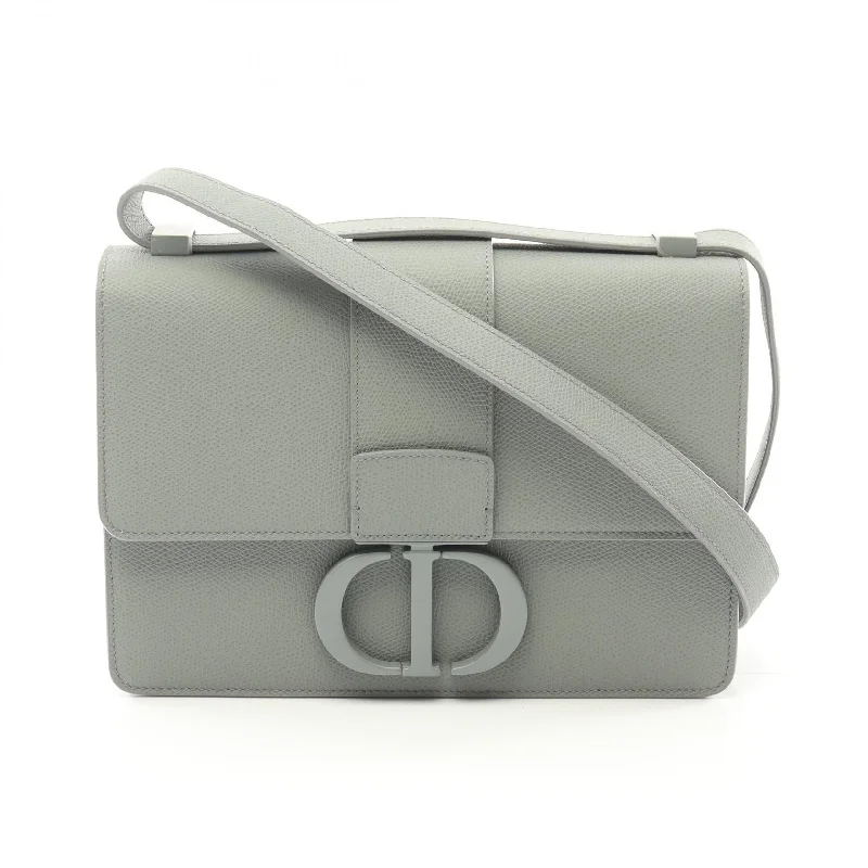 Dior 30 Montaigne Leather Shoulder Bag Green