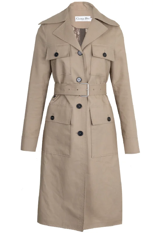 CHRISTIAN DIOR Trench Coat Beige