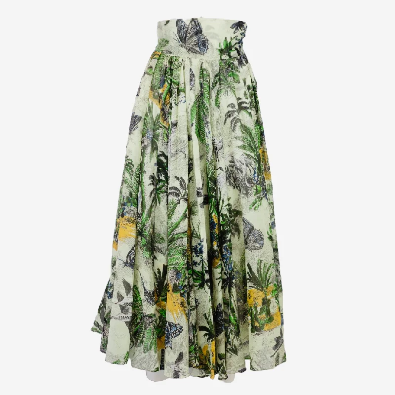 DIOR - LONG SKIRT JUNGLE SIZE 34FR