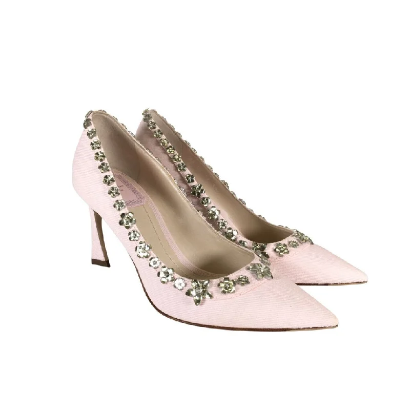 Dior Crystal Garland Pumps 36