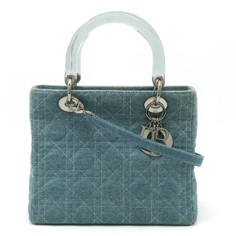 Dior Lady Dior Cannage Denim Handbag