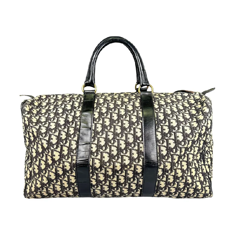 DIOR MONOGRAM CANVAS VINTAGE 45 BOSTON DUFFLE BAG - CLASSIC 1038FJ