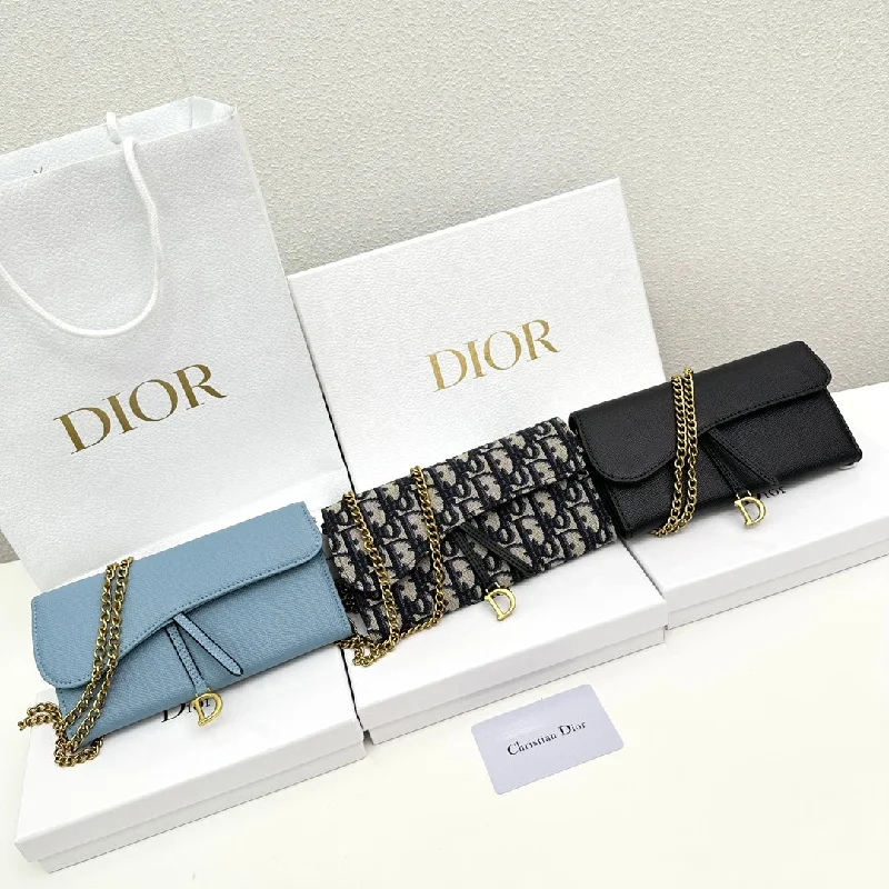 Dior Saddle Wallet on Chain Bag