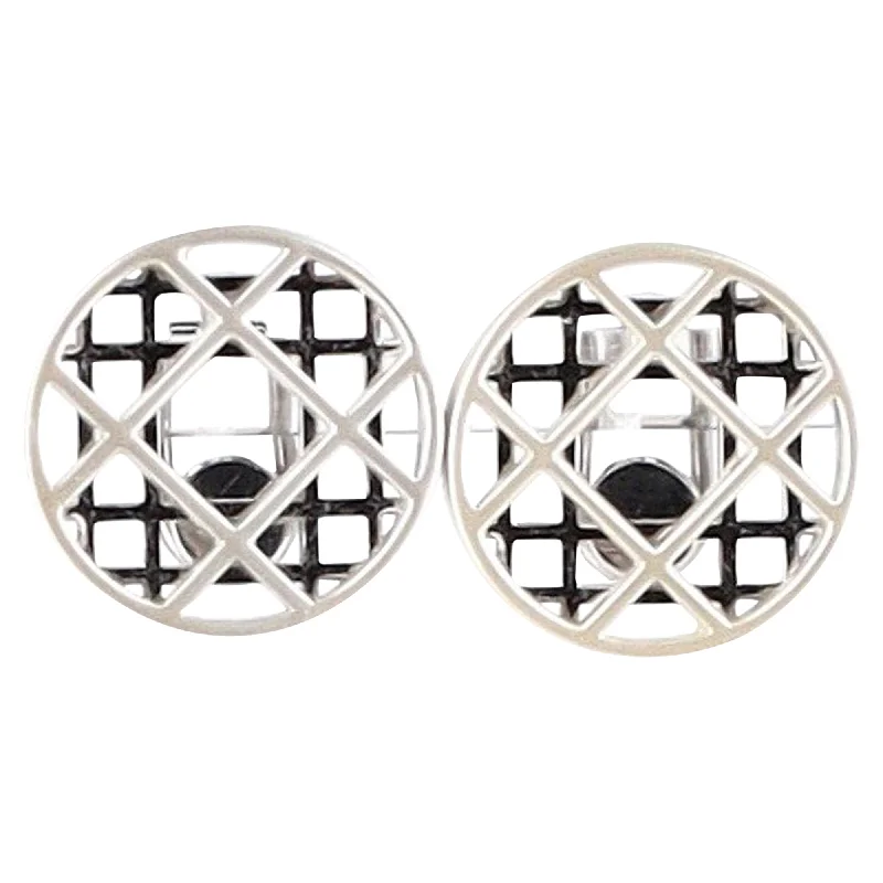 Christian Dior Clip-On Earrings in Sterling Silver