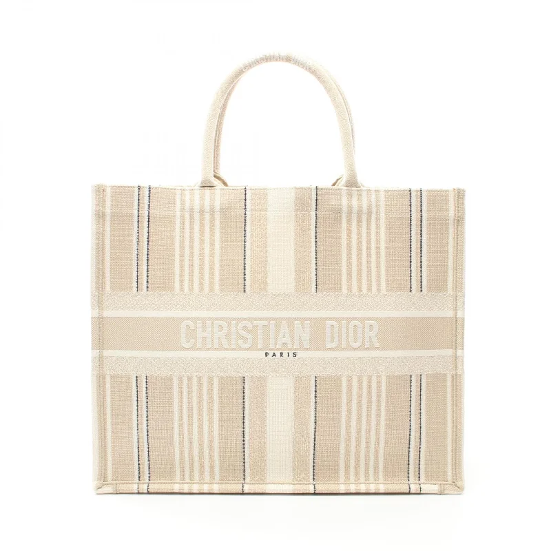 Christian Dior Book Tote Large Canvas Bag