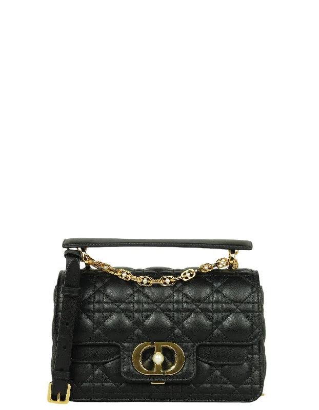 Christian Dior Black Small Dior Jolie Top Handle Bag