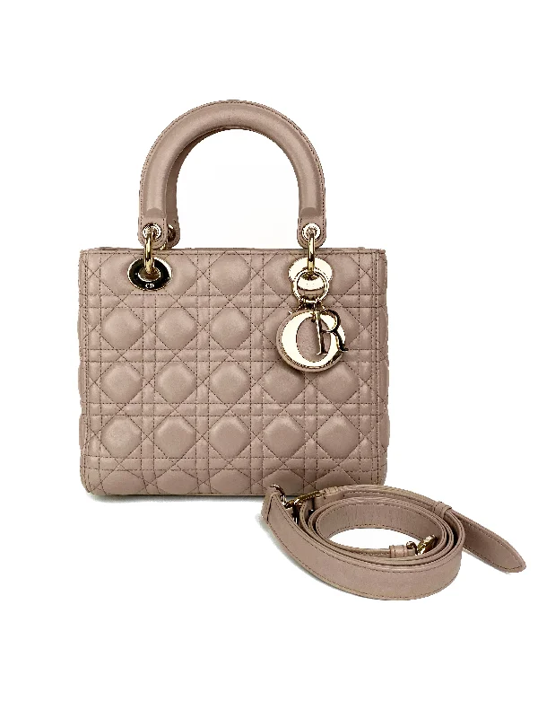 Christian Dior Medium Mauve Lady Dior Bag