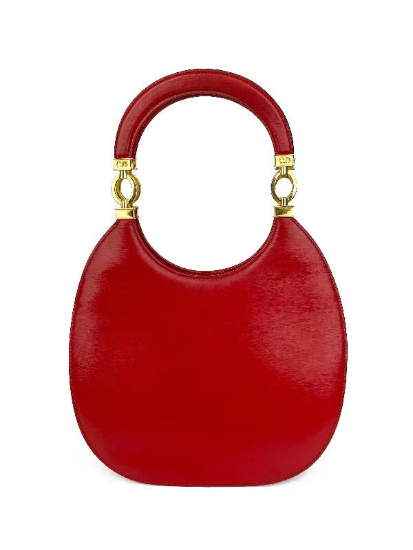 Dior Red Vintage Shoulder Bag