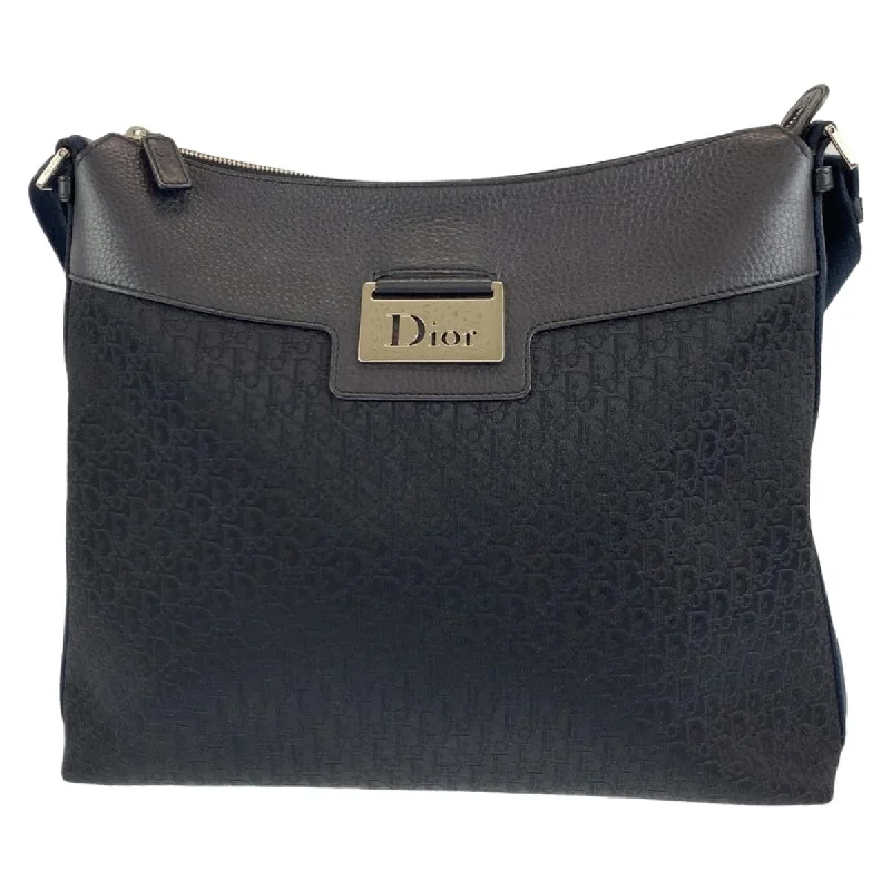 Dior Trotter Oblique Canvas Leather Shoulder Bag