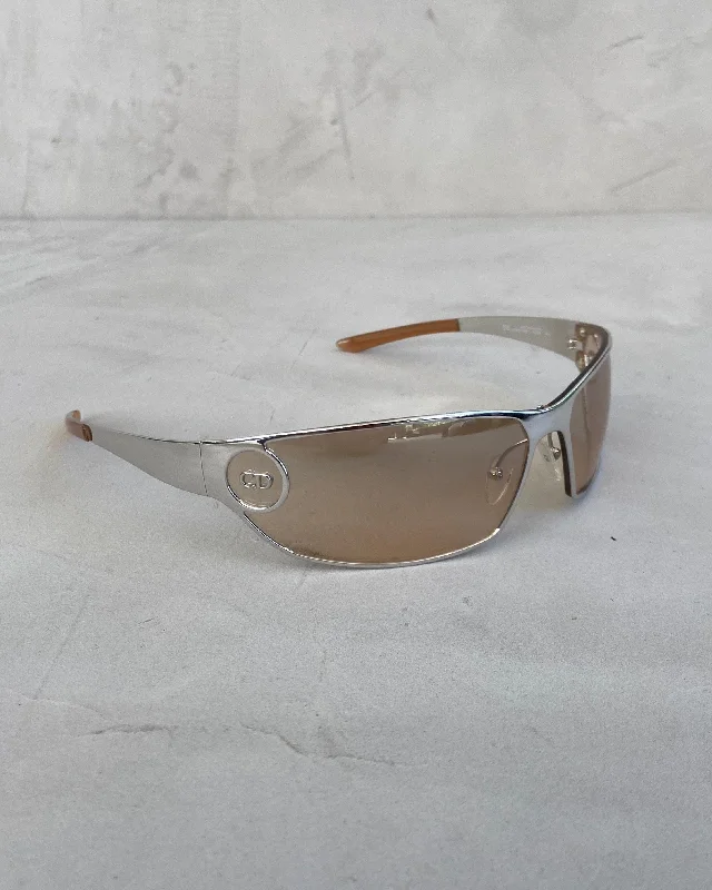 DIOR 'CD' WRAP AROUND SUNGLASSES