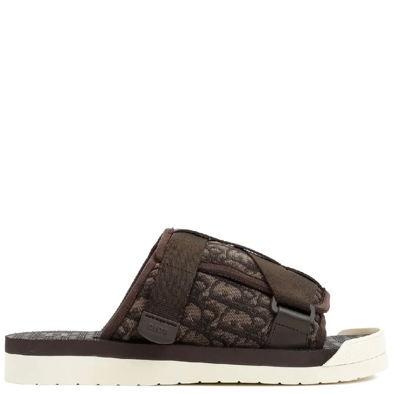 Dior Brown Alpha Oblique Sandal