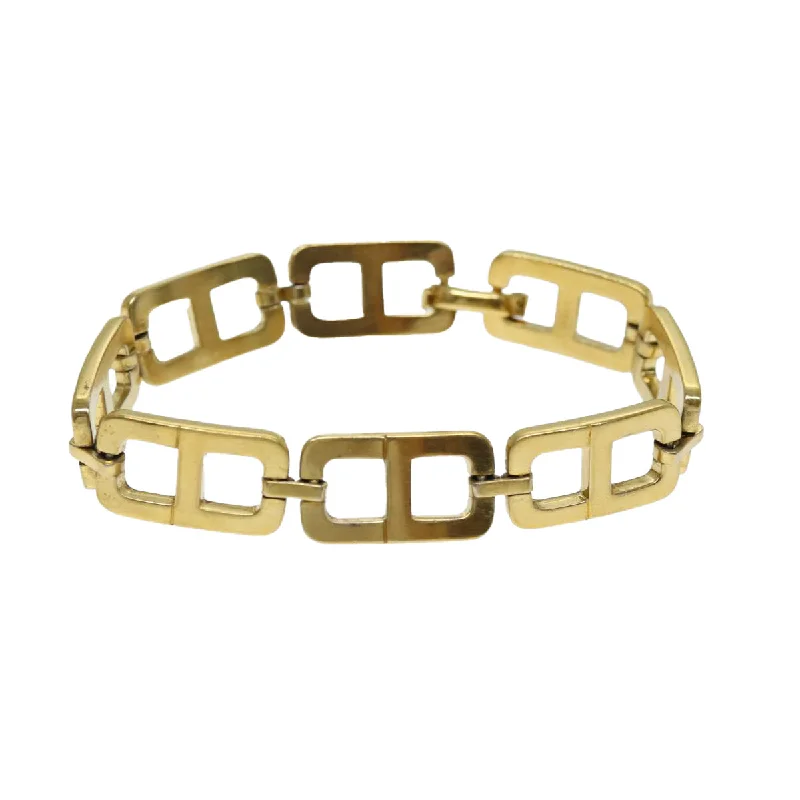 CHRISTIAN DIOR Bracelet metal Gold Auth yk12330