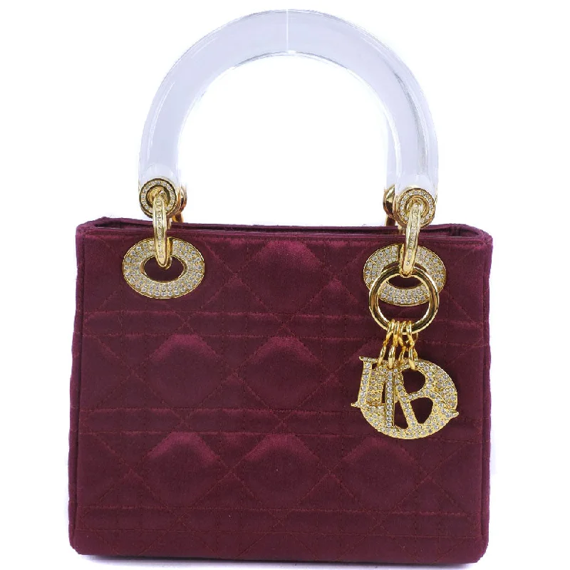 Dior Lady Dior Satin Handbag