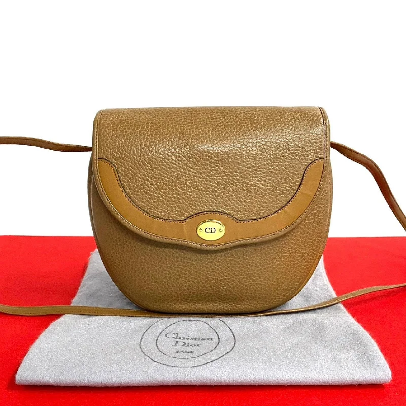 Dior Shoulder Bag leather Brown