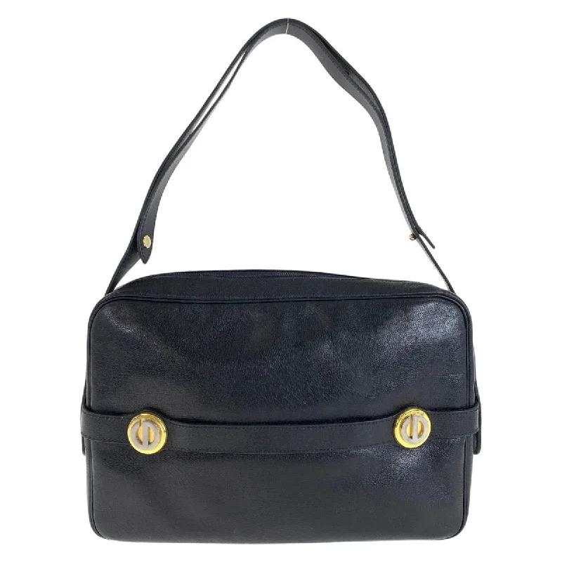 Dior Black Leather Shoulder Bag