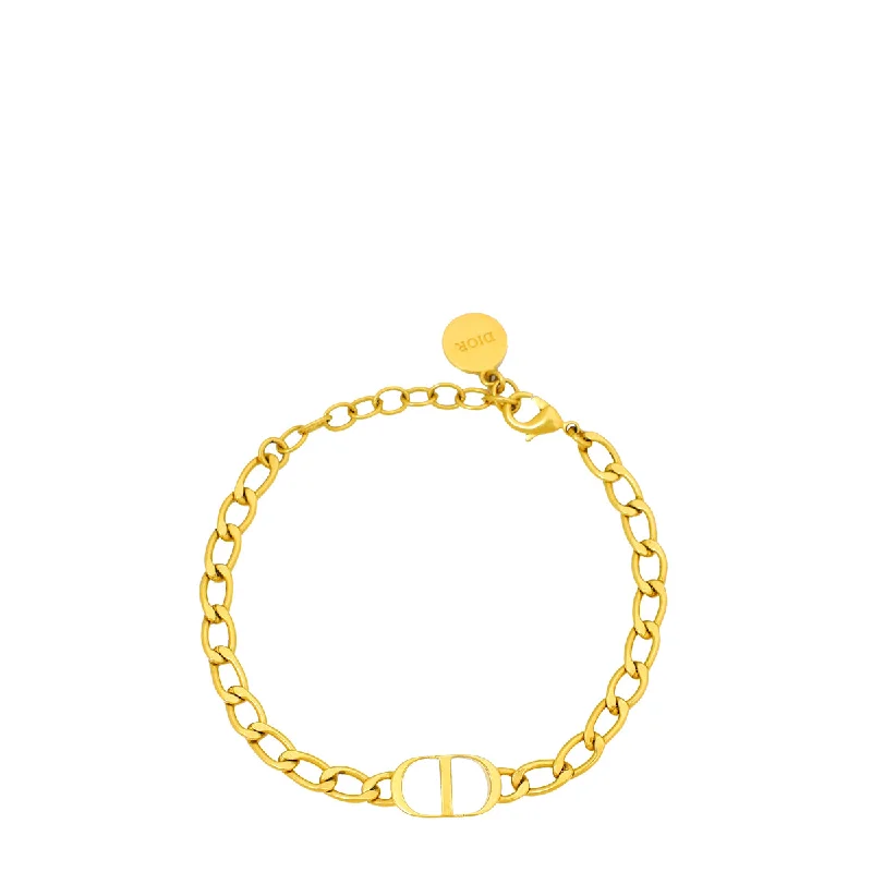 Christian Dior Gold Petit CD Chain Bracelet