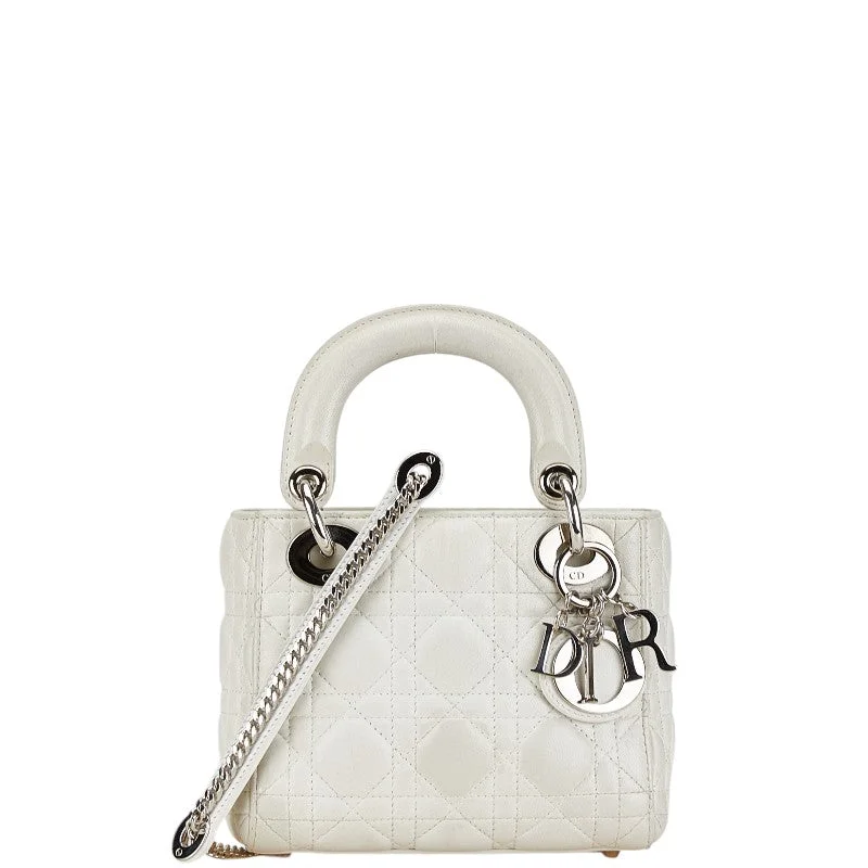 Dior Lady Dior Cannage Leather Handbag