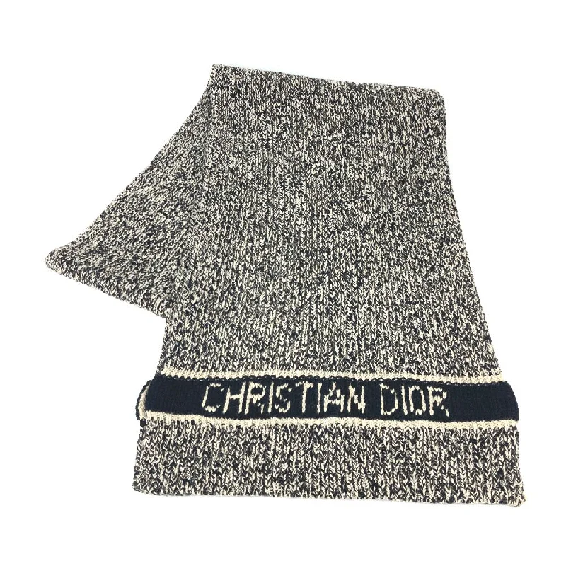 Dior Scarf 25DWI214S007 Wool / cashmere black logo