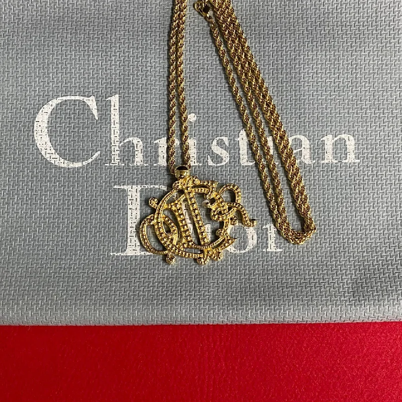 Dior Necklace Gold Plated gold