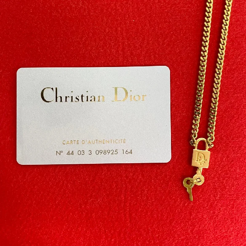 Dior Necklace Gold Plated gold