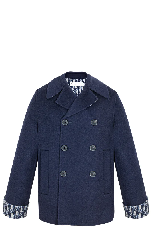 CHRISTIAN DIOR Peacoat Wool Blue