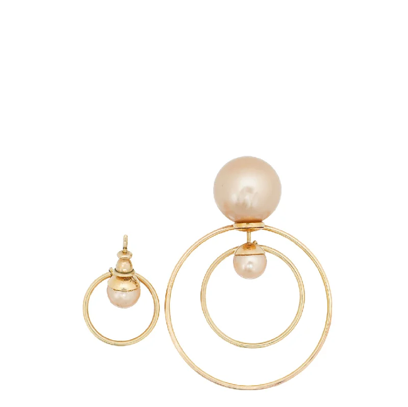 Christian Dior Tribales Circle Drop Earrings