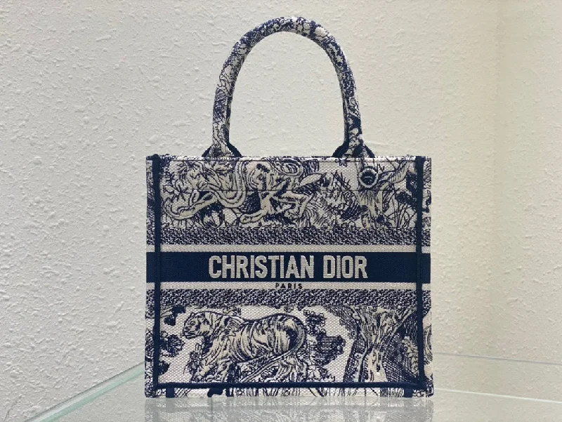 Christian Dior Small Book Tote Blue, For Women