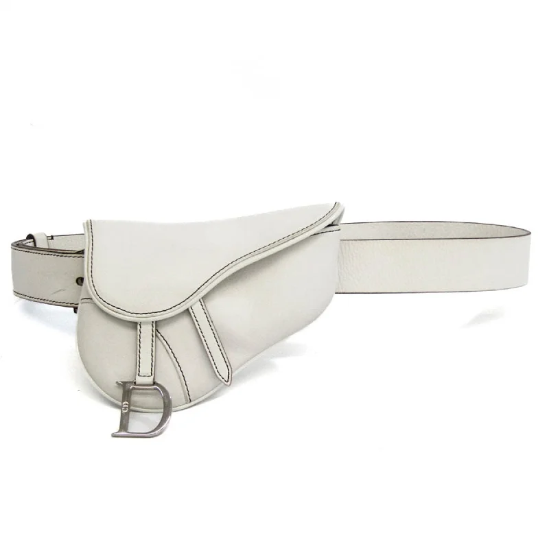 Dior Saddle  Leather Clutch Bag (Pre-Owned)