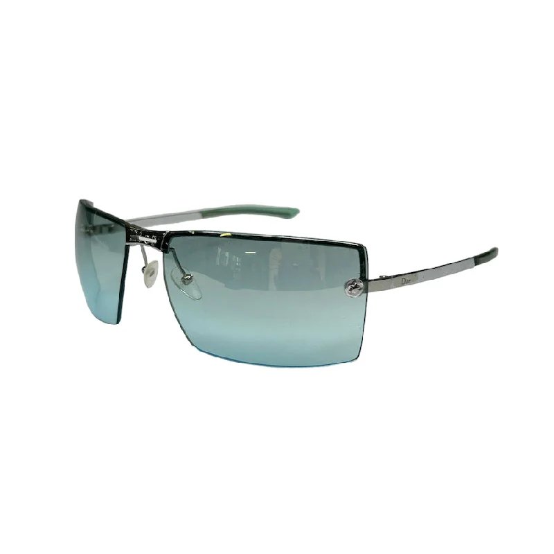 DIOR ADIORABLE LIGHT BLUE TINT RIMLESS SUNGLASSES