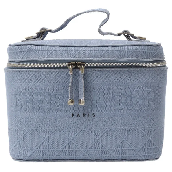 Christian Dior Cannage Embroidery Vanity Bag