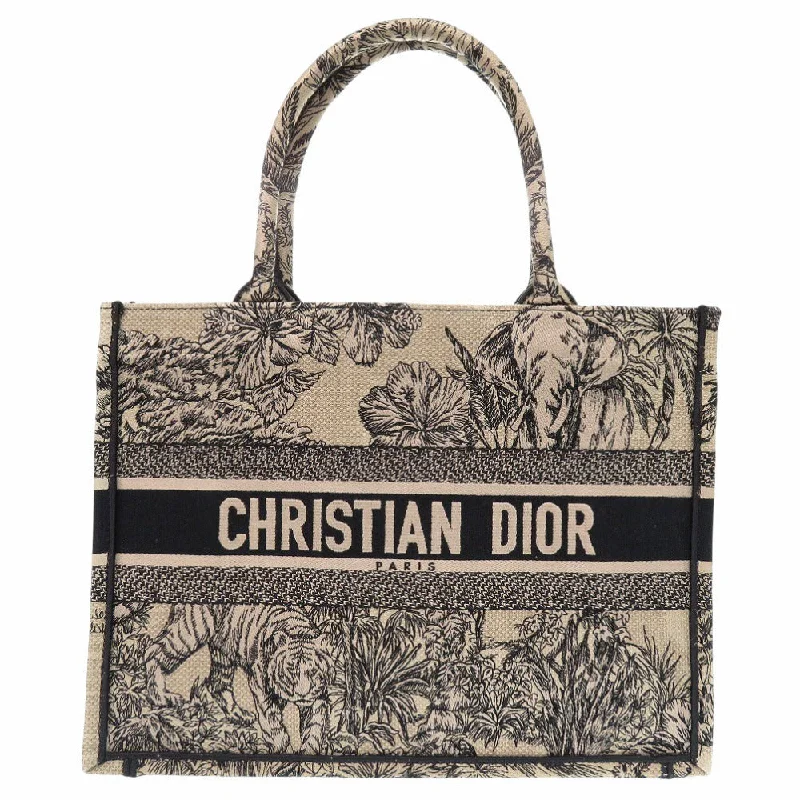 Christian Dior Tote Bag canvas beige Book Tote Medium