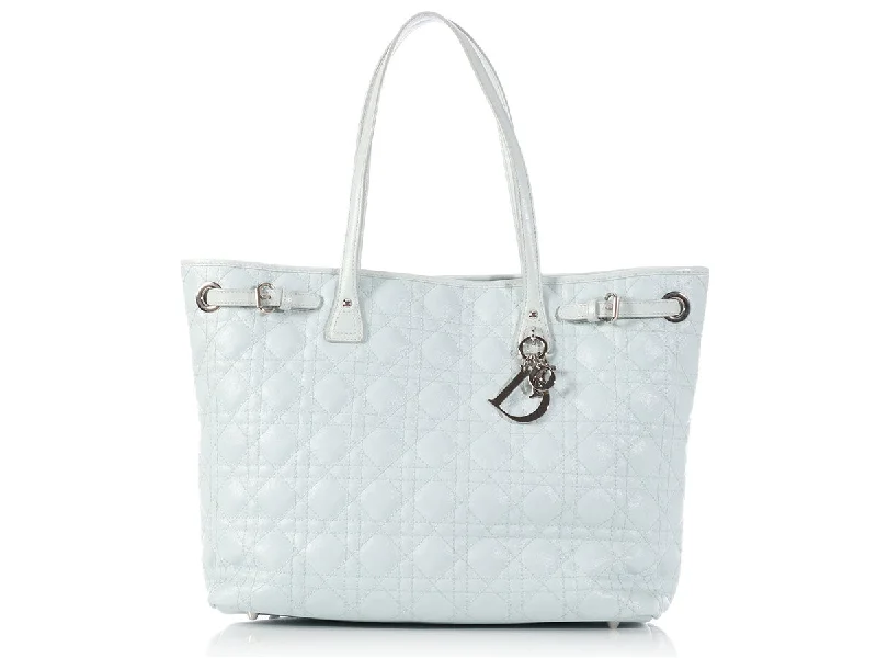 Dior Light Blue Medium Panarea Tote