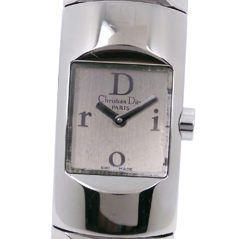 Christian Dior Watches Quartz D102-100 Stainless Steel Silver Diorific Silver dial Women Used Authentic