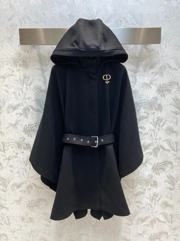 Luxury Christian Dior  Wrap Coat 006